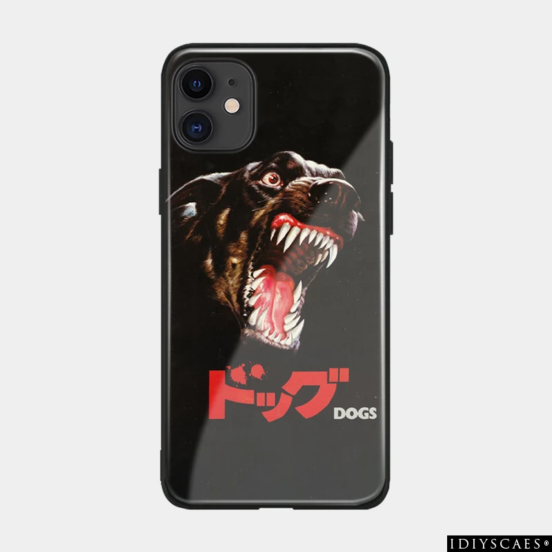 Чехол-накладка для iPhone 6 6S 7 8 Plus X XR XS 11 Pro Max силикон с постером японской собаки из