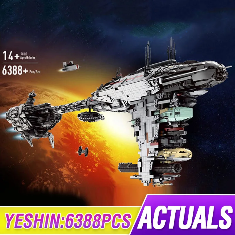 Строительные блоки MOULD KING 21001 Star Toys War The MOC 5083 UCS модель Nebulon B Детские конструкторы в
