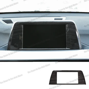 

Lsrtw2017 for Bmw X1 X2 F48 F39 Car Gps Navigation Screen Trim Chrome Accessories Carbon Fiber 2016 2017 2018 2019 2020 Auto
