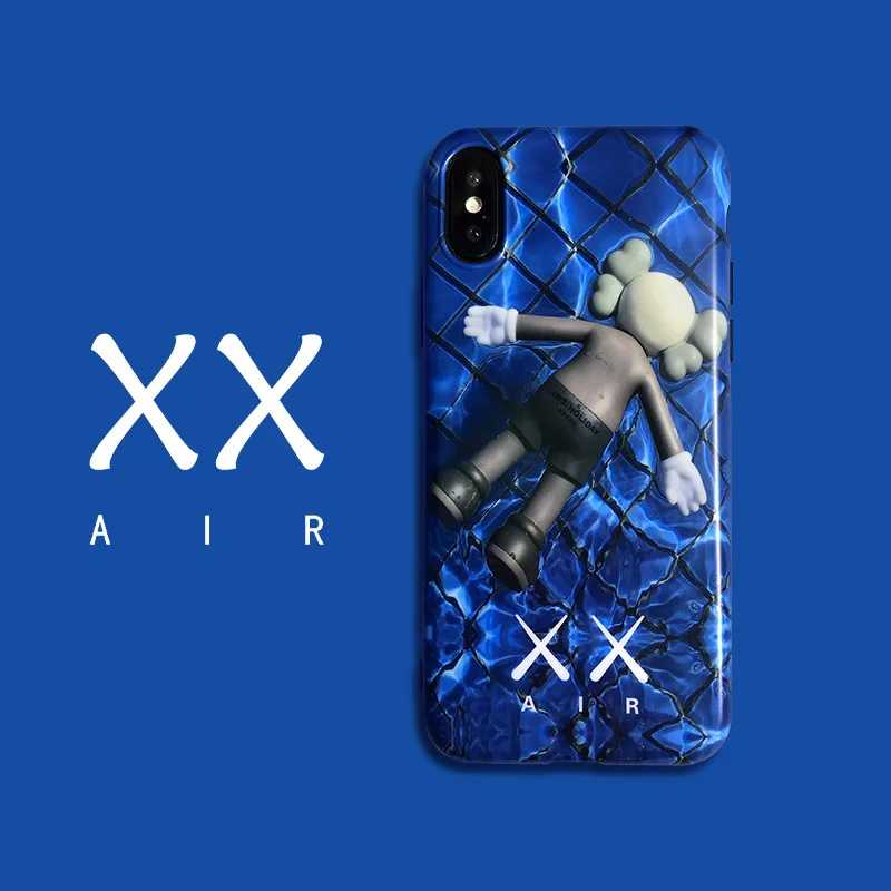 

Popular Brand KAWS Floating Cartoon Applicable IPhoneX Phone Case Apple xsmax All Edges Included 7/8plus Soft 6 S/XR