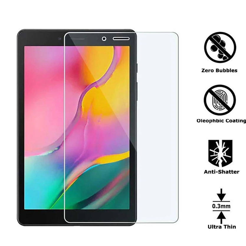 Vidrio templado para tableta Samsung Galaxy Tab A, Protector de pantalla de 8,0 pulgadas (2019), SM-T290, T295, T297, 8,0 pulgadas, película de vidrio Premium 9H