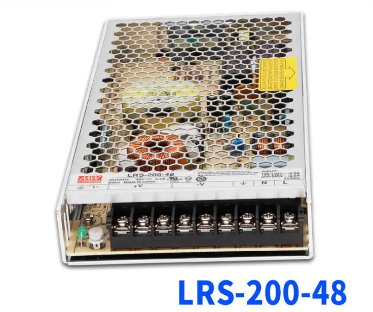 [Seven Neon] хорошо LRS-200-48 48V 4.4A 200W высокая мощность высокая эффективность одиночный выход импульсный источник питания Светодиодный источник питания