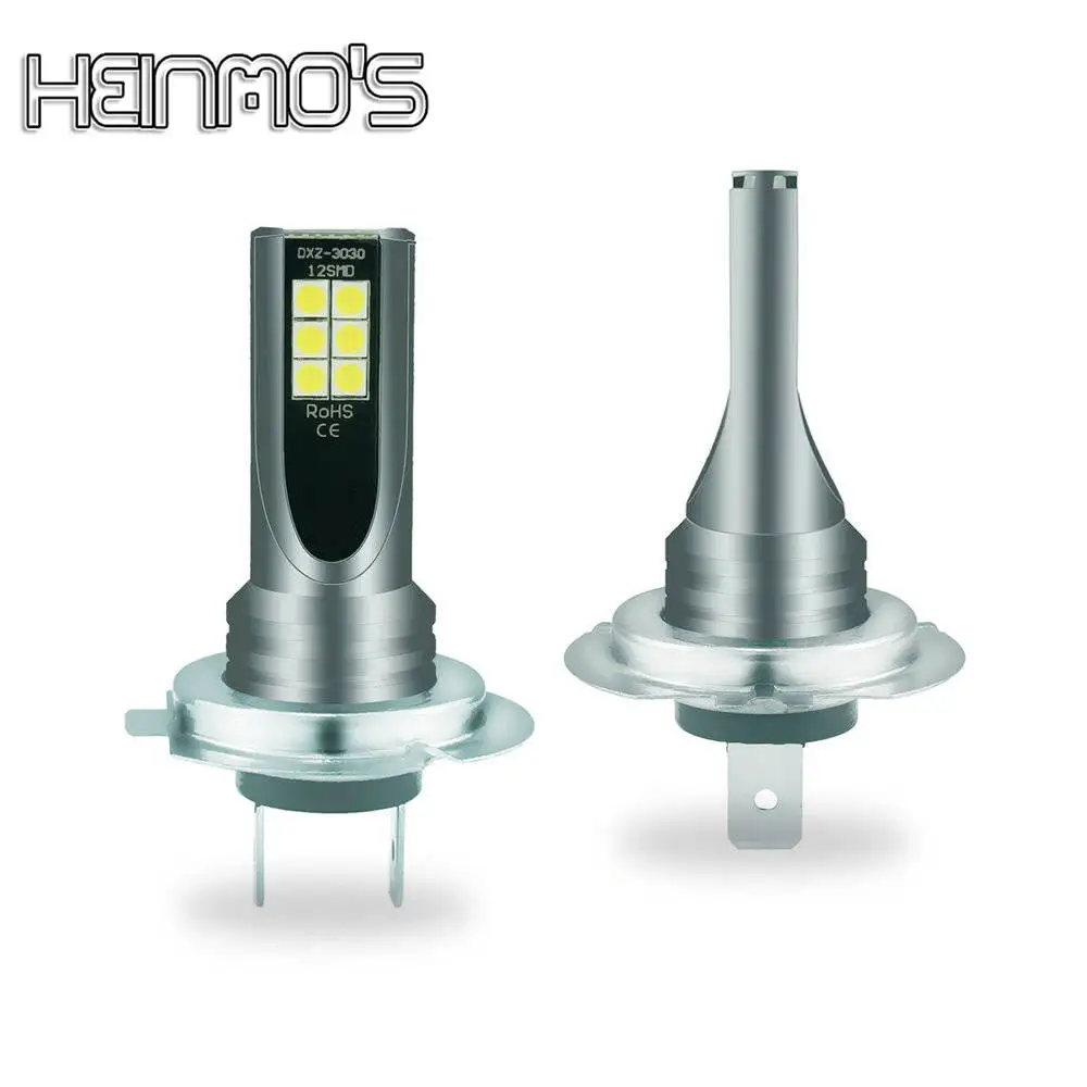 H1 H3 H7 9005 9006 H10 H8/H9/H11 SMD Светодиодная лампа H4 Автомобильная противотуманная DRL