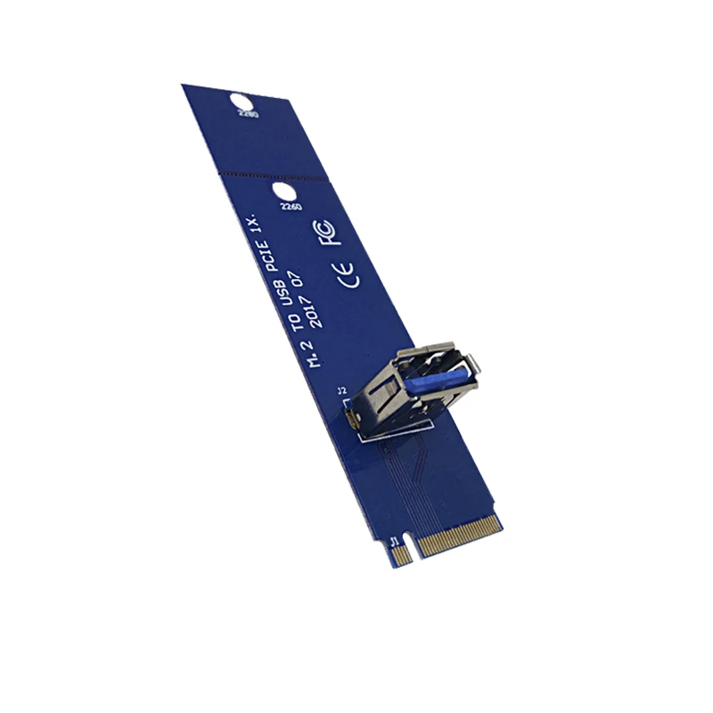 NGFF M.2 to PCI-E X16 Slot Adapter USB 3.0 Riser Card Mining Adapter Extension Converter for Graphics Card for BTC Miner