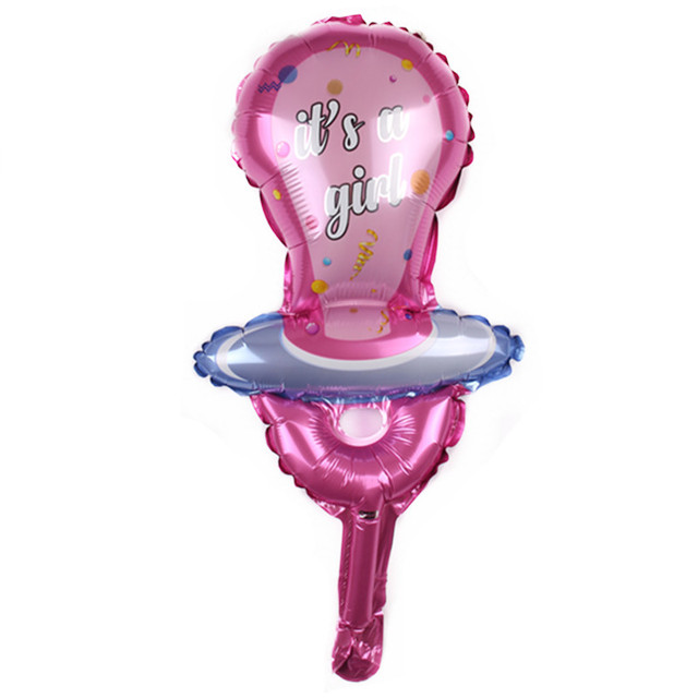 Baby Welcome Party New Mini Milk Bottles, Baby Pacifiers, Aluminum Balloons for Children's Birthday Party Decoration