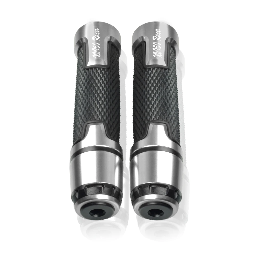 Универсальные CNC алюминиевые аксессуары для мотоциклов, руль, рукоятка, резиновая рукоятка для YAMAHA XV 950 RACER