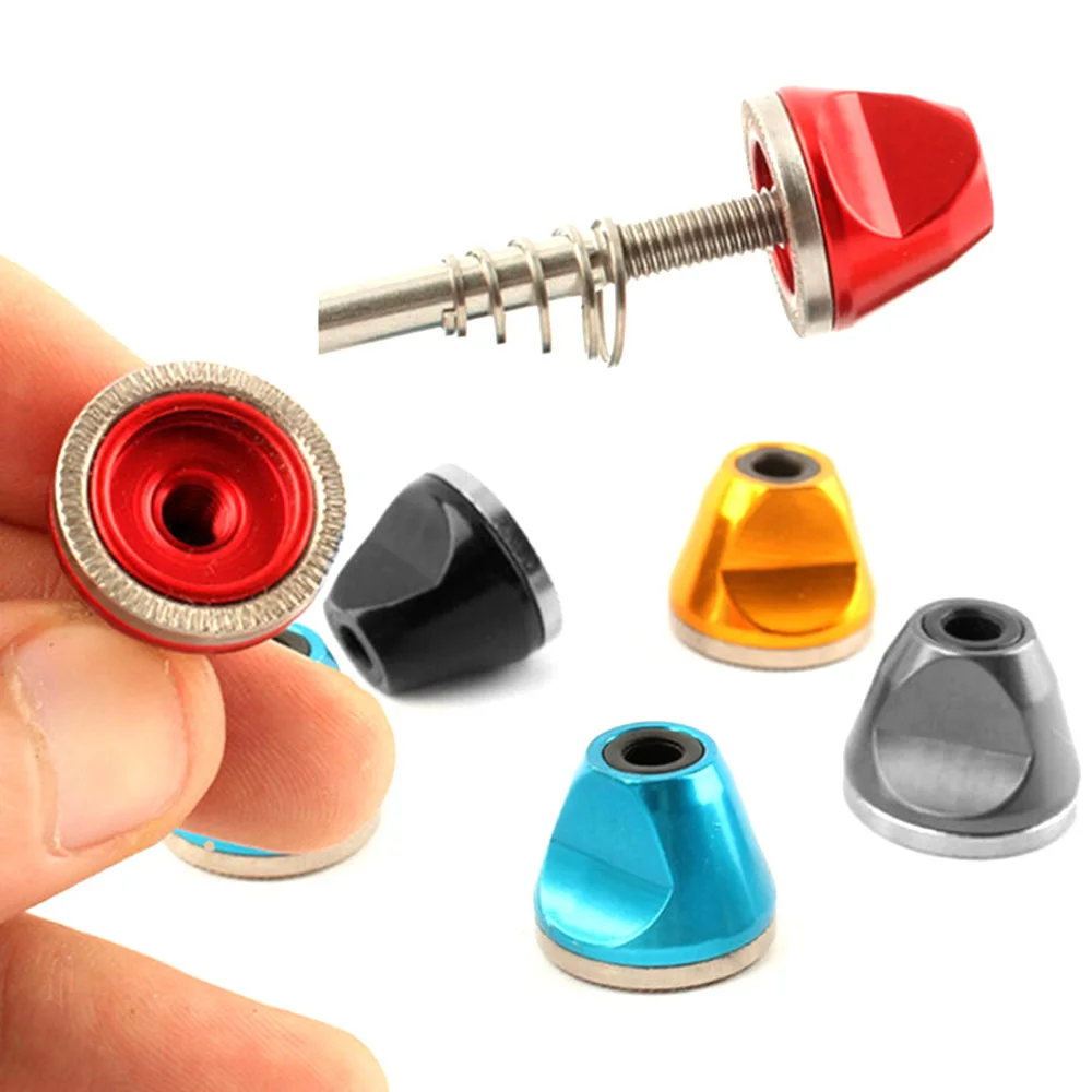 

Bicycle Quick Release Nut Durable None-slip Anti-loose Bicycle Hub Quick Release Shaft Nuts Screw Cap Cycling Lever Nuts