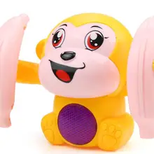 Suzakoo качающаяся мультяшная обезьяна с Электрическим Звуком светильник вокальная игрушка