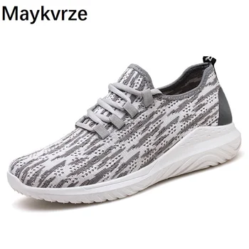 

Men shoes flying woven Tide sneakers Men's casual sports shoes