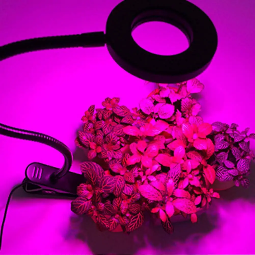 18 Вт суккулентный светодиодный светильник для выращивания растений с зажимом, настольная лампа для теплицы