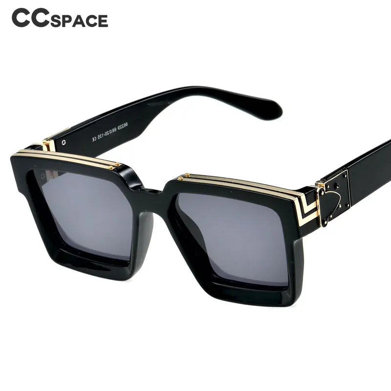 CCspace 46167 квадратные Роскошные крутые солнцезащитные очки для мужчин и женщин модные UV400 очки