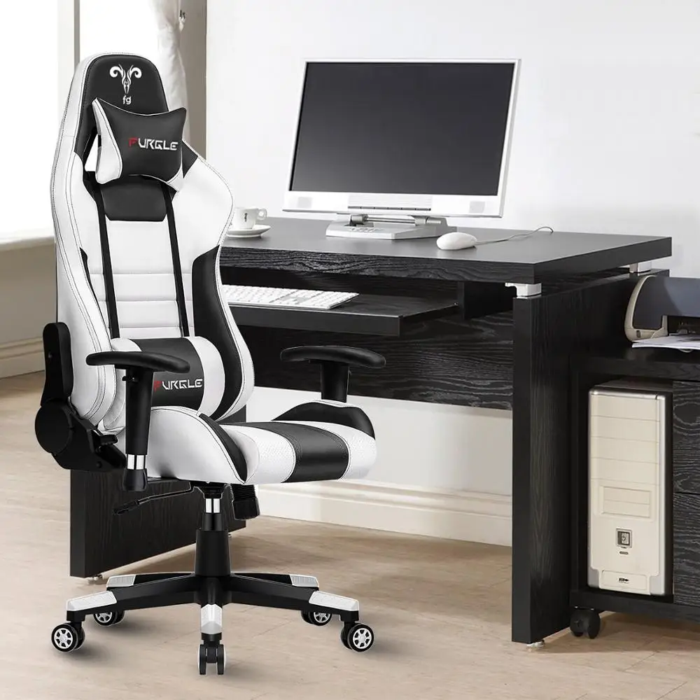 Furgle Pro Gaming Chair Safe&Durable Office Chair Ergonomic Leather Boss...