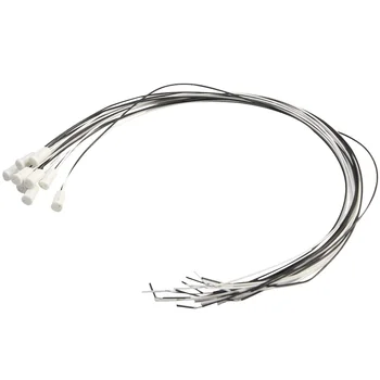 

10pcs 50cm Lamp Holder Socket Crystal Lamp Holder Bulb Plug Round Bulb Socket Bases Wire Ceramic G4 LED 12 V