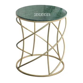

CJ001 Nordic Marble Side Table Balcony Living Room Luxury Sofa Side Cabinet Small Round Table Modern Minimalist Coffee Table