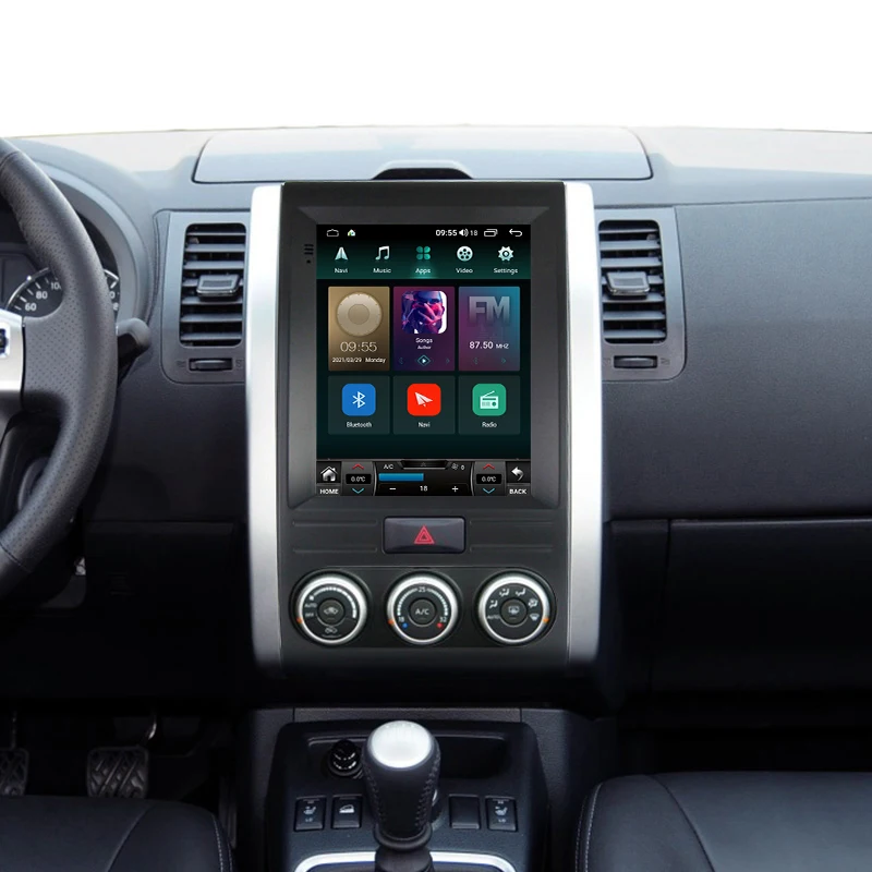 Tesla screen Android car stereo For Nissan X - Trail X Trail 2 T31 2007 - 2015 HD IPS Screen Car radio video player DSP Carplay