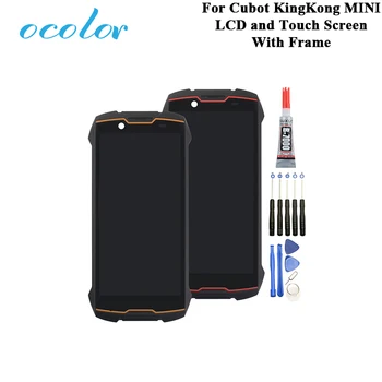 

ocolor For Cubot KingKong MINI LCD Display And Touch Screen With Frame Digitizer Assembly Replacement With Tools +Adhesive