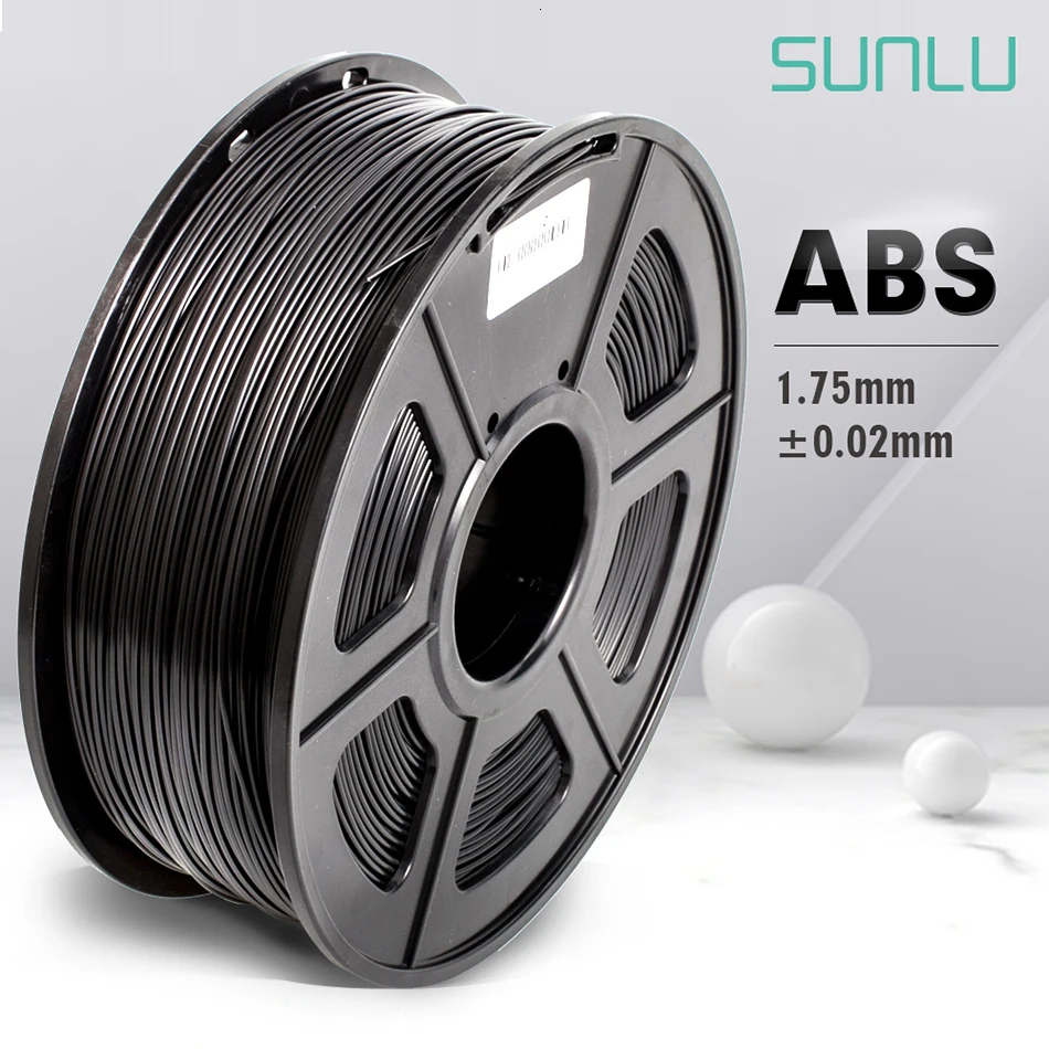 SUNLU ABS нити 1,75 мм 1 кг для 3d принтера ABS пластик 3D печать нити для 3d принтера поставки экструдеров