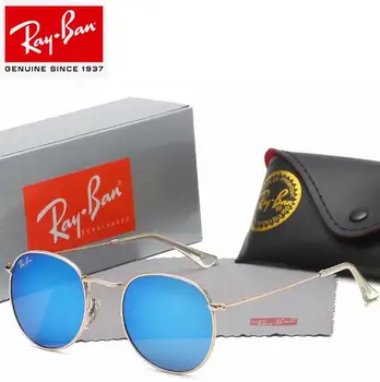 

Rayban 2020 Retro Round Mirror UV Protection Lens Eyewear Accessories Sun Glasses For Men/Women NO3447