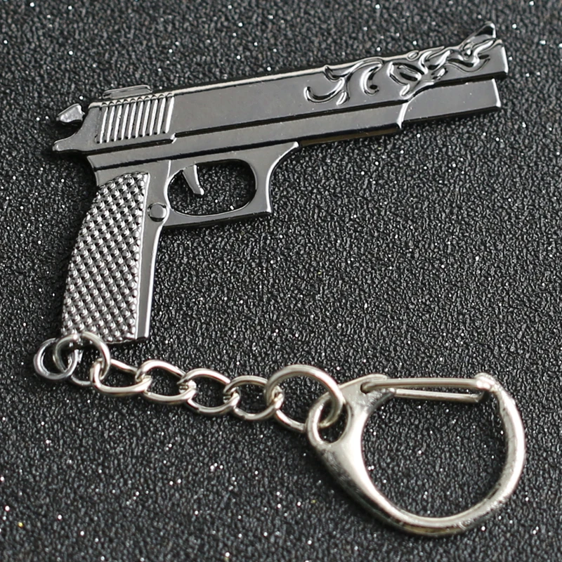 CS GO CSGO CF брелок пустынный Орел M1911 M9 пистолет оружие счетчик Страйк игра крест огонь брелок кольцо