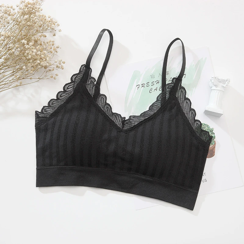 Seamless lace wrap around bra Clearance