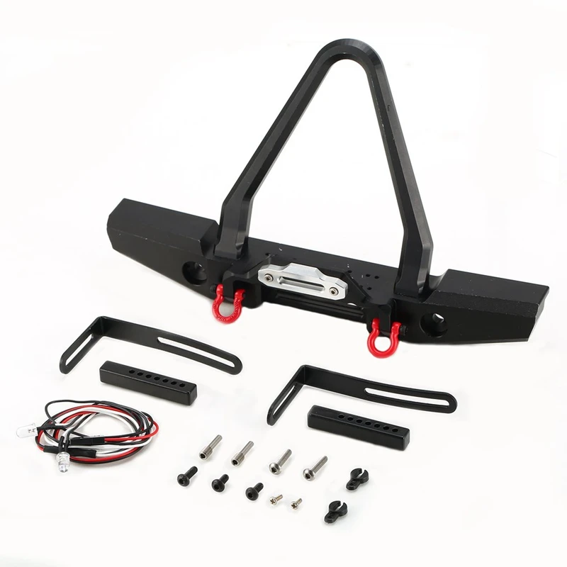 

Hot-RC Car Metal Front Bumper for 1:10 RC Crawler Traxxas TRX-4 TRX4 Upgrade Parts