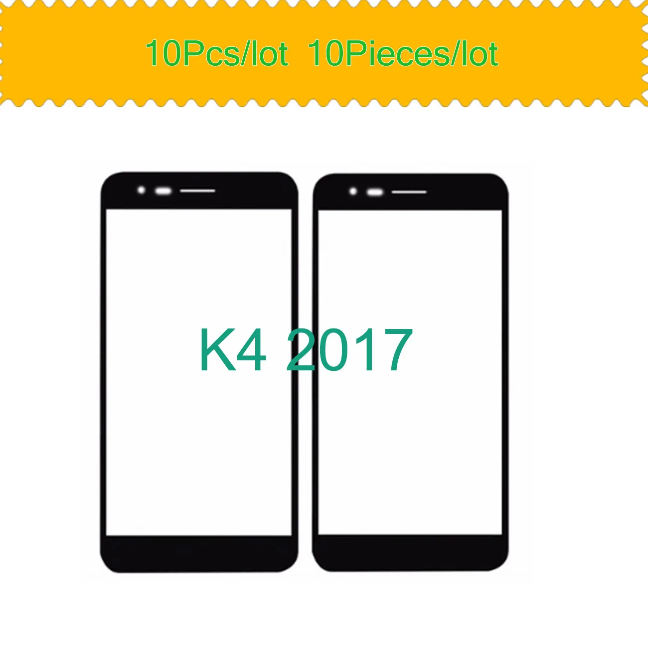 10 шт./лот, передняя панель, стекло для LG K4 Phoenix 3 Fortune M160 X230, переднее стекло, сенсорный экран, внешнее стекло, крышка