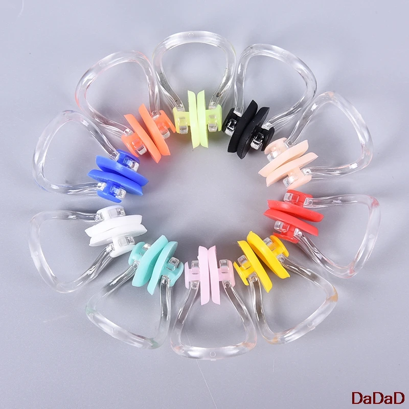 10pcs/lot High Quality Reusable Soft Silicone Swimming Nose Clip Comfortable Diving Surfing Swim Clips For Adults Children | Спорт и