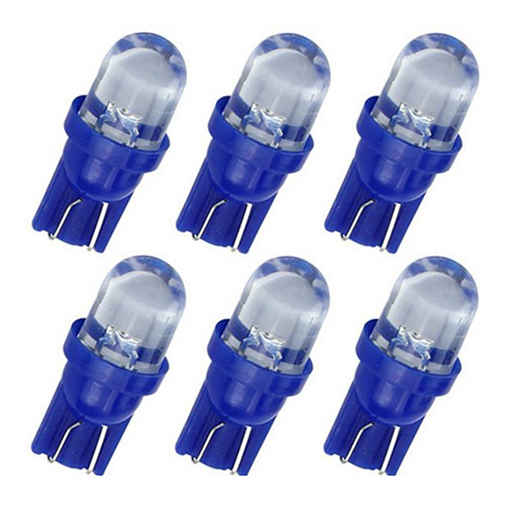 Pack of 6 T10 1W Wedge Car Light Lamp Blub 168 194 2825 LED Interior Lights
