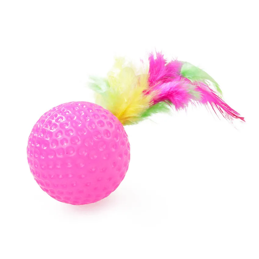 21pcs Cat Toys Kitten Toys Assortments, 2 Way Tunnel, Cat Feather Teaser - Wand Interactive Feather Toy Fluffy Mouse, Crinkle Balls (6)