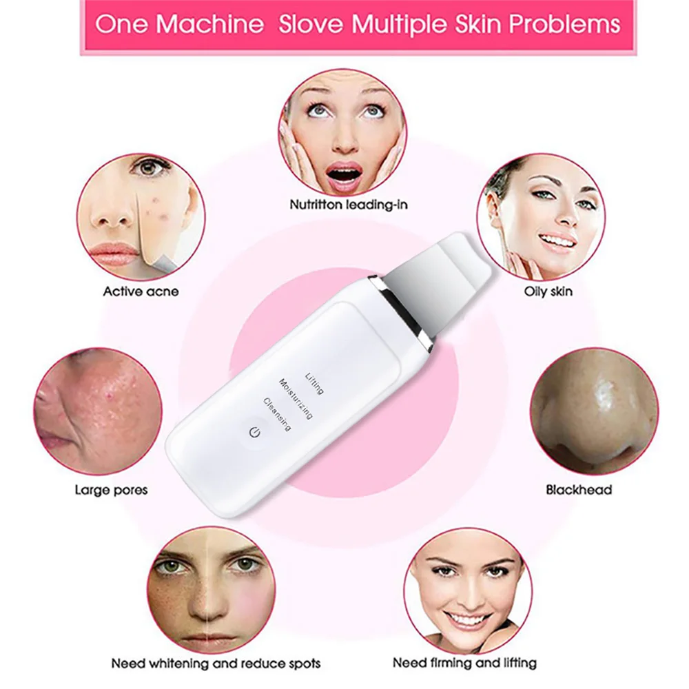 

Blackhead Removal Equipment Black Head Cleaner Face Beauty Apparatus Fast Fashion Effective White ABS for Acne Remove Clean