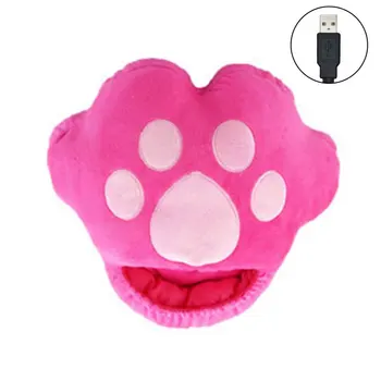 

Electric Heated USB Charging Dormitory Relaxing Home Office Room Feet Slippers Portable Winter Warm Soft Short Plush Foot Warmer