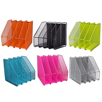 

1Pc Mesh Letter Paper File Storage Rack Holder Tray Organiser Desktop