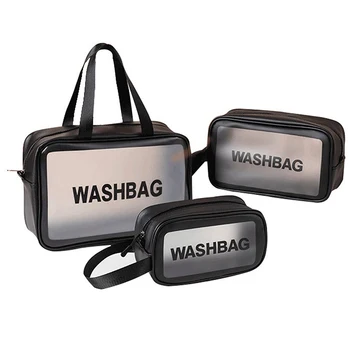 

Women Multi-functional Waterproof Transparent Cosmetic Case Large Capacity Portable Travel Toilet Bag
