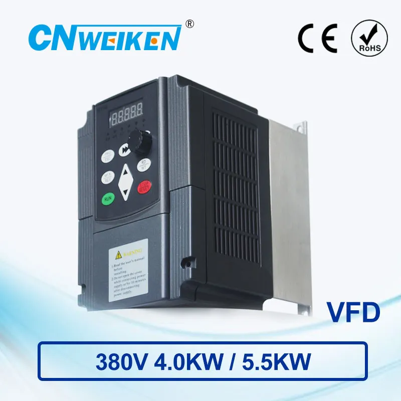

WK600 Vector Control frequency converter Three-phase variable frequency inverter 380V4.0kw/5.5kw ac motor speed controller