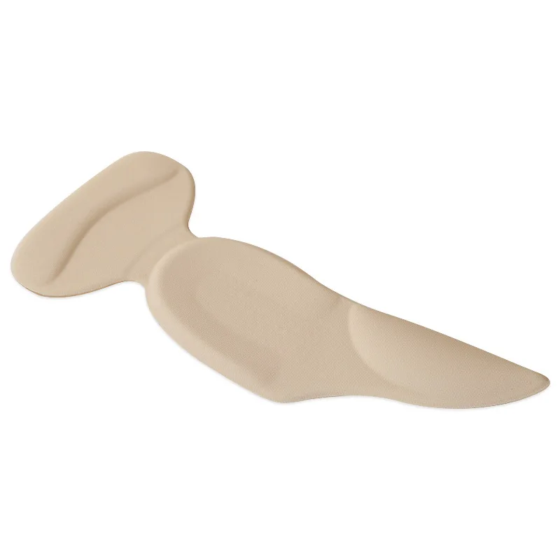 Beige 1 Силиконовая гелевая Подушечка для пяток стельки с подпятником ручки колодки для обуви для женщин клейкие вкладыши для свободная обувь высокий каблук ноги защиты стельки - Цвет: Beige 1