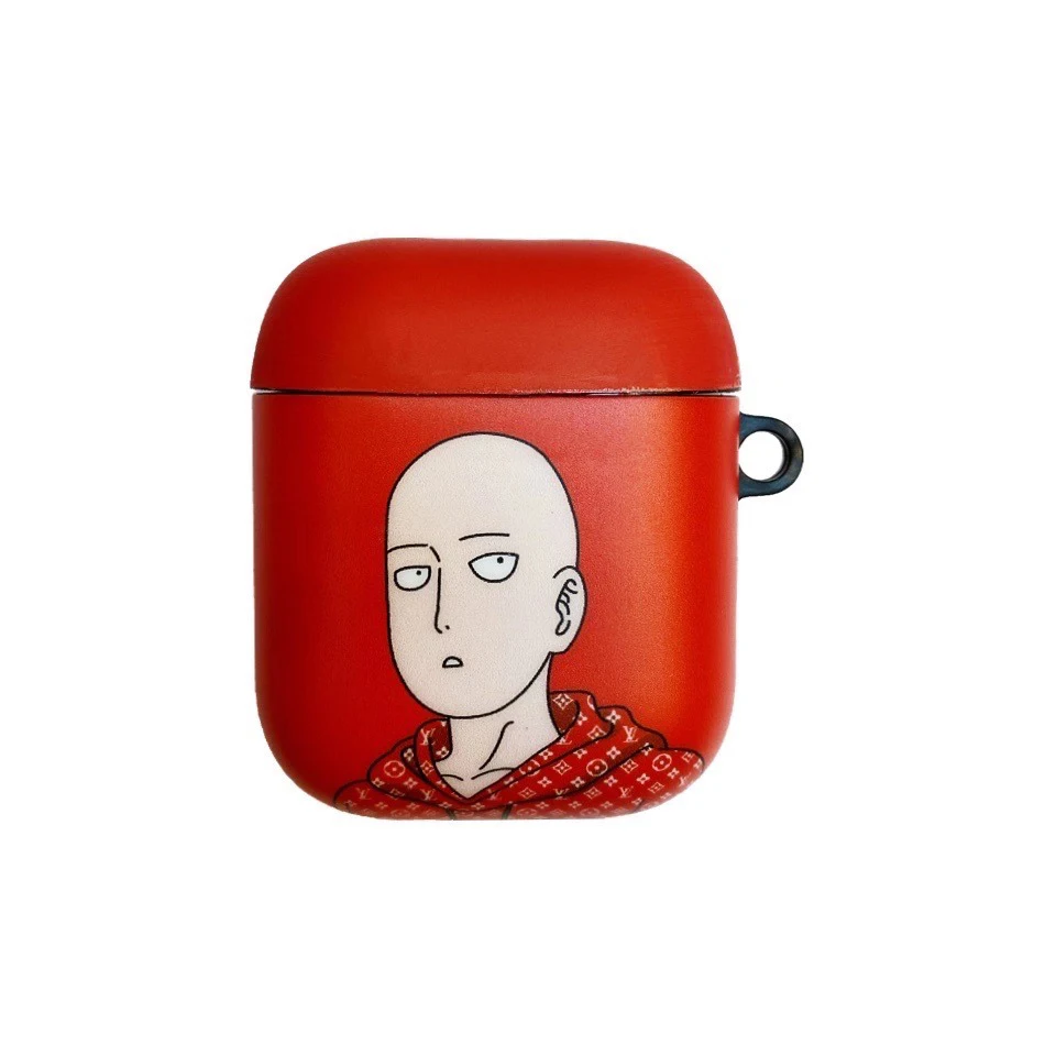 Забавный мультяшный One Punch Man для Apple AirPods 2 и 1, мягкий чехол для зарядки из ТПУ, беспроводной Bluetooth чехол для наушников - Цвет: 3