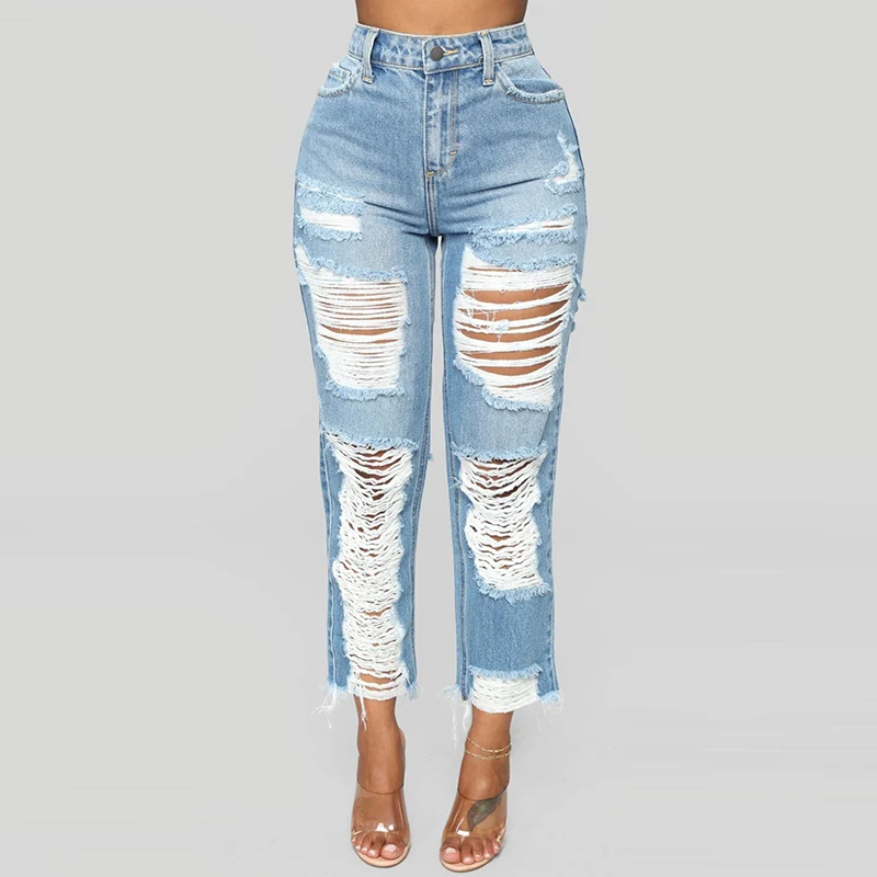 Vintage Summer Boyfriend Jeans Women 