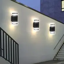 Double Up And Down LED Wall Light For Indooe Bedroom Decoration Outdoor Garden Emergency Light