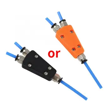 

2 In 1 Out Pneumatic Connector Module 3D Printer Accessories for Ender-3 Extruder(random color) Hot