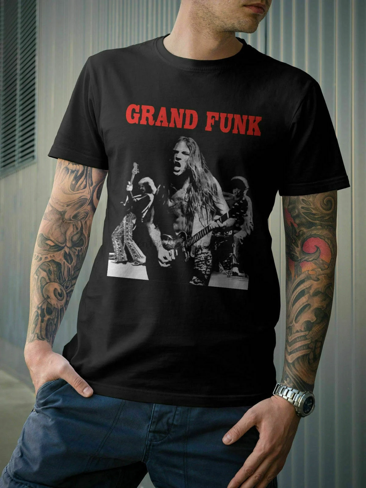 Grand Funk Railroad 70 Musik Rock Band 