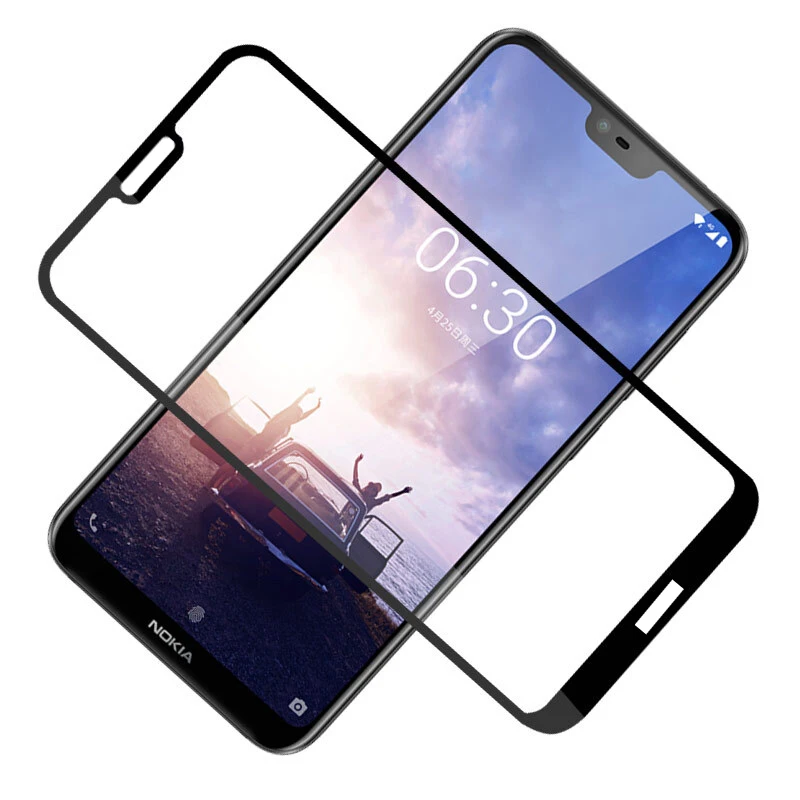 9D закаленное стекло для Nokia 8 6 7 Plus, клеевой чехол, Защита экрана для Nokia X6 6,1 Plus 8,1, защитное стекло, пленка для телефона