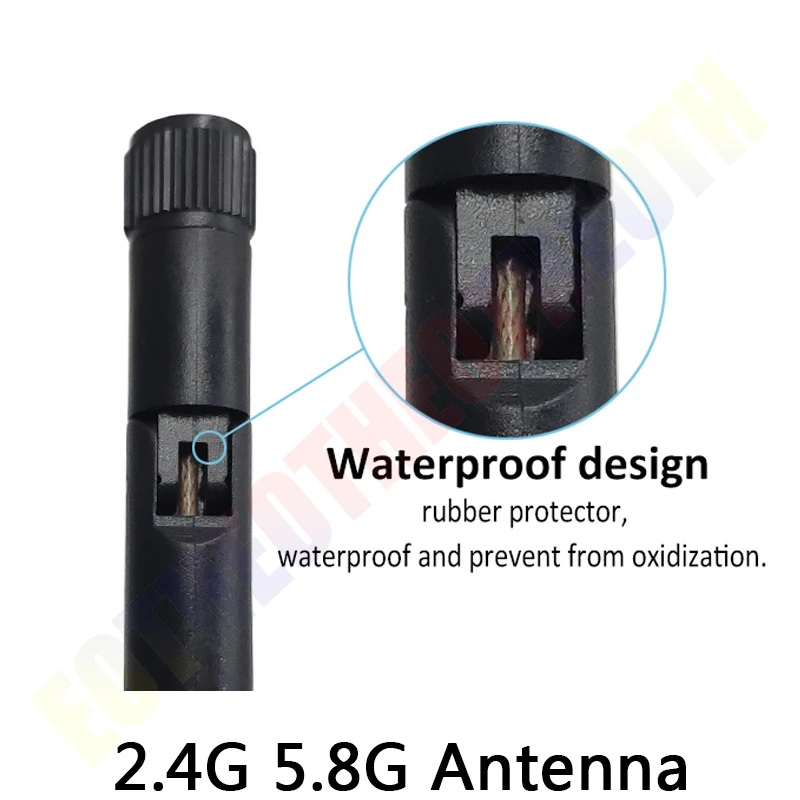 2pcs 2.4g wifi Antenna 5.8 Ghz 2.4ghz 3dBi SMA feMale Connector Dual Band 2.4G 5.8G eoth pbx Antenne wireless router antena wifi antenna