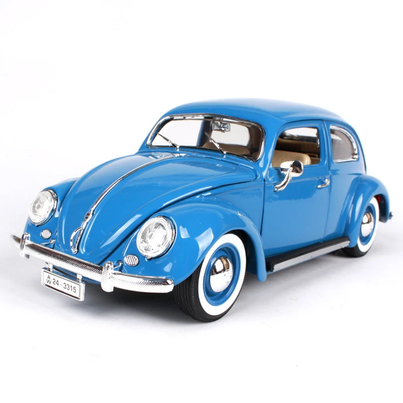Лучшие продажи 1:18 Beetle 1955 ретро-автомобиль сплава модель моделирование литья
