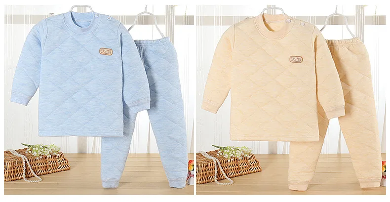 Boys Girls Pajamas Set Kids PJS 2020 Spring Fall Autumn Winter Thick Warm Toddler Children Top and Pants