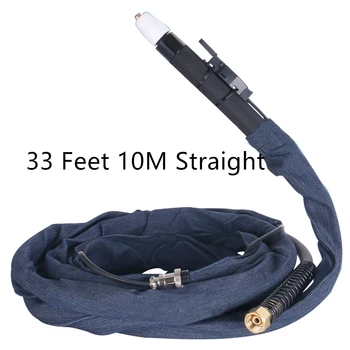 

PT31 LG40 Air Plasma Ferramenta Torch Complete 33Feet 10M Straight Machine Torch Head Body Free shipping