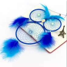 Ловец снов висячие украшения светящиеся бусины птицы Ловец снов ручной работы перо украшение стены DEC889