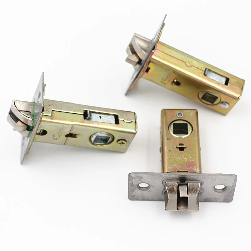 Hardware Single Lockbody Tongue Passageway Lock Body Lock Core Toilet Door Single Tongue Lockcase Fitting