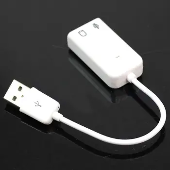 

NEW HELPFUL PC DESKTOP USB 2.0 3D VIRTUAL 7.1 CHANNEL AUDIO SOUND CARD ADAPTER M5TB