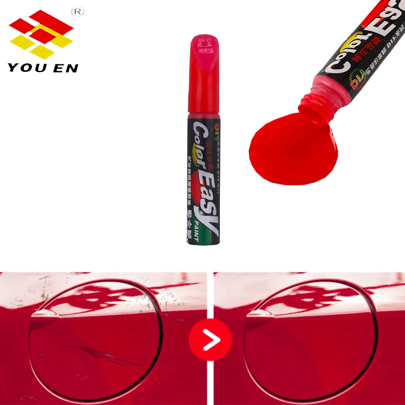 YOUEN 스크래치 코트 클리어 수리 리무버 어플리케이터 마커 연필, 방수 자동차 페인팅 펜, 자동차 오토바이 액세서리