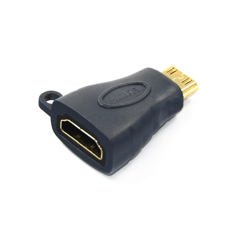 CABLETIME Mini HDMI to HDMI Adapter 1080P Gold-Plated Mini HDMI Male to Standard HDMI Female Extension Adapter for HDTV C242
